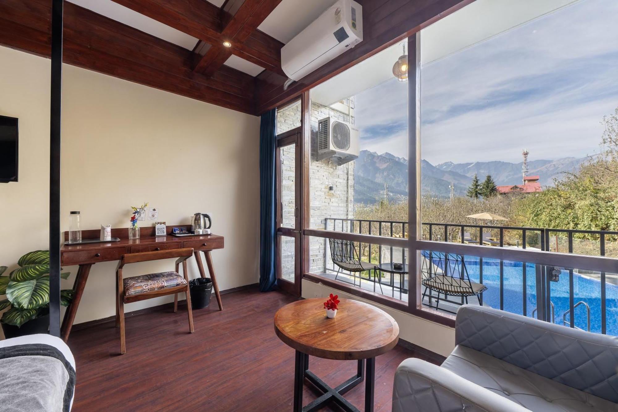 Echor Himalayan Aurum Manali, Heating & Cooling エクステリア 写真