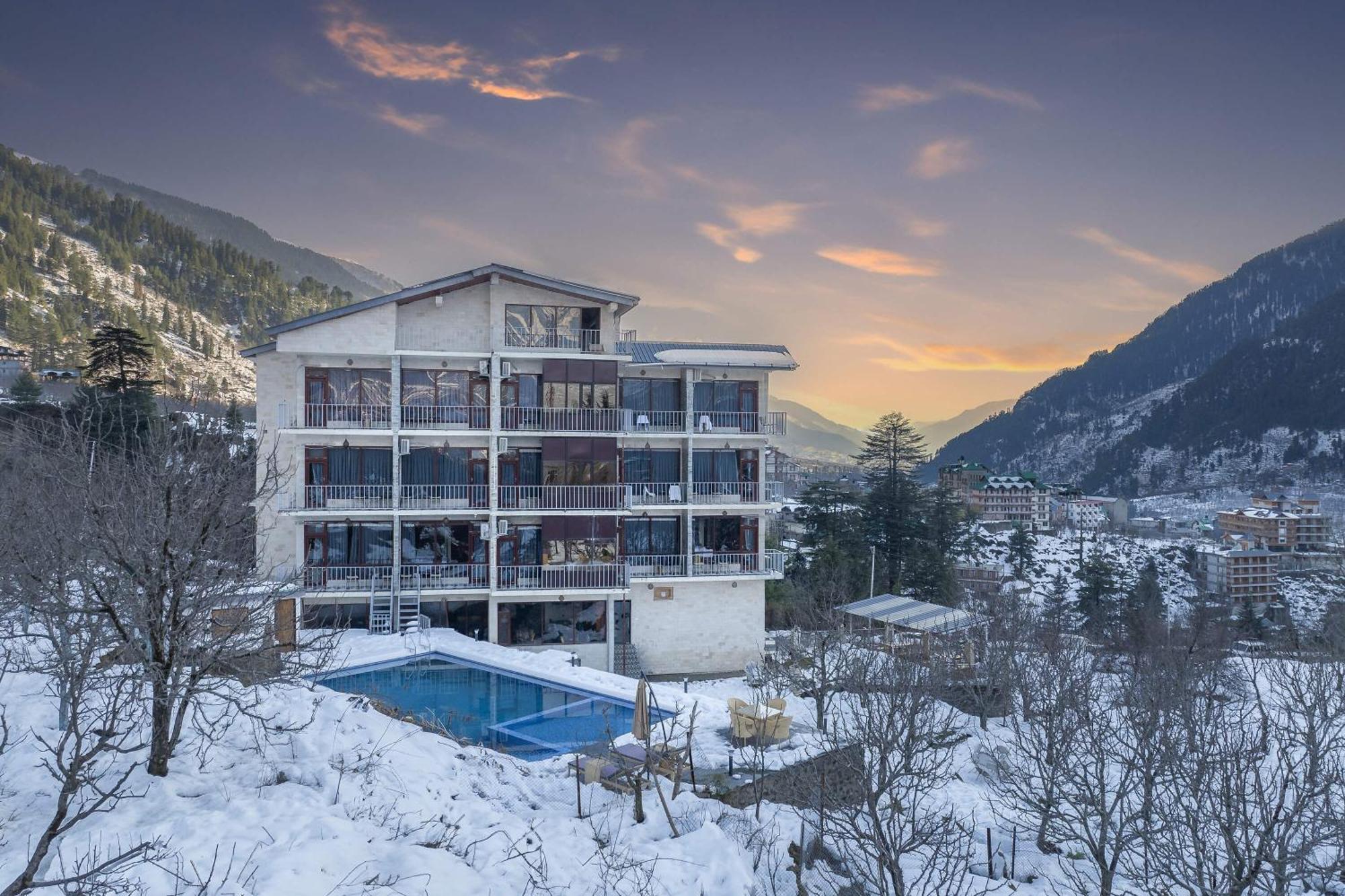 Echor Himalayan Aurum Manali, Heating & Cooling エクステリア 写真