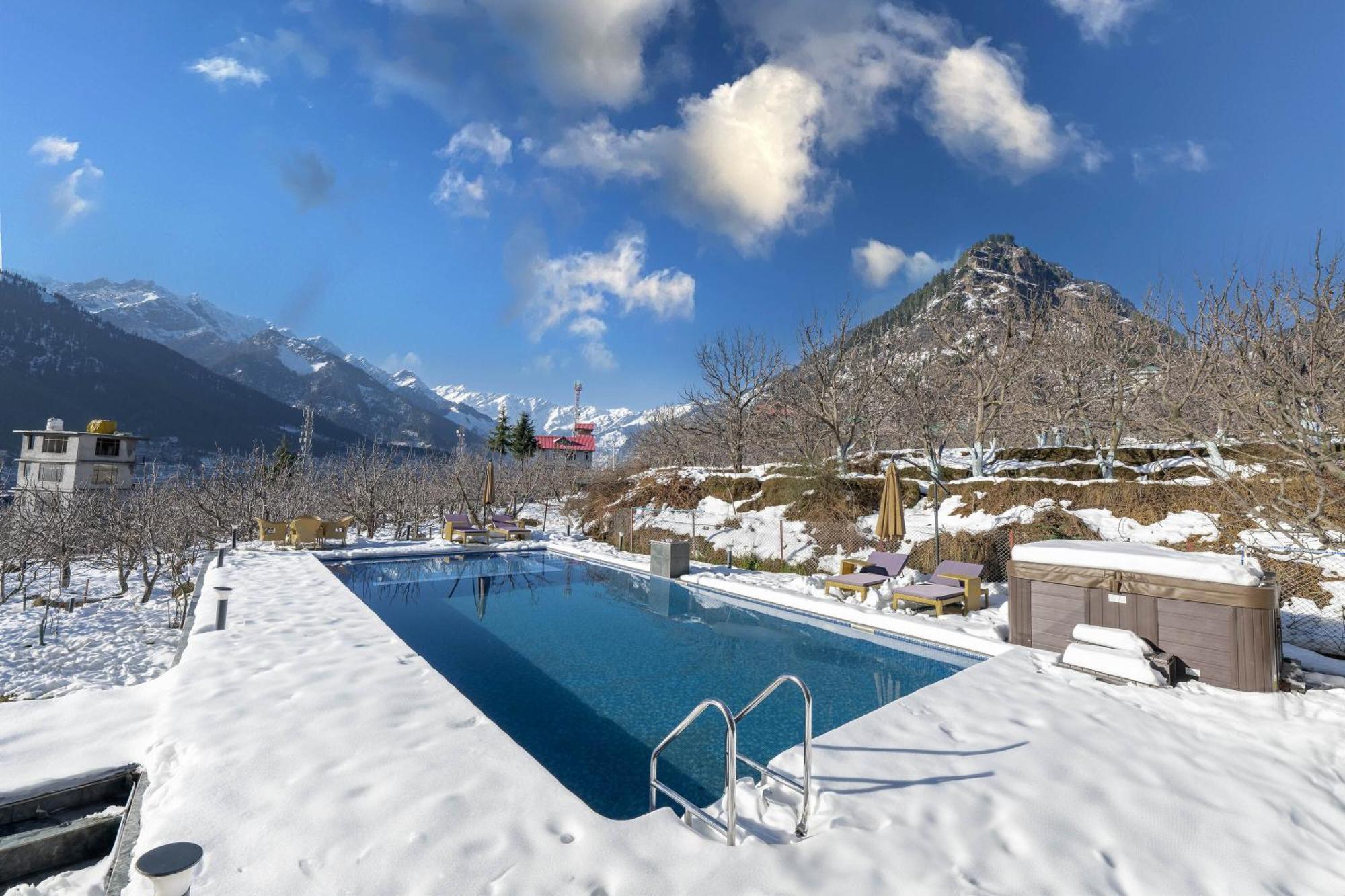 Echor Himalayan Aurum Manali, Heating & Cooling エクステリア 写真