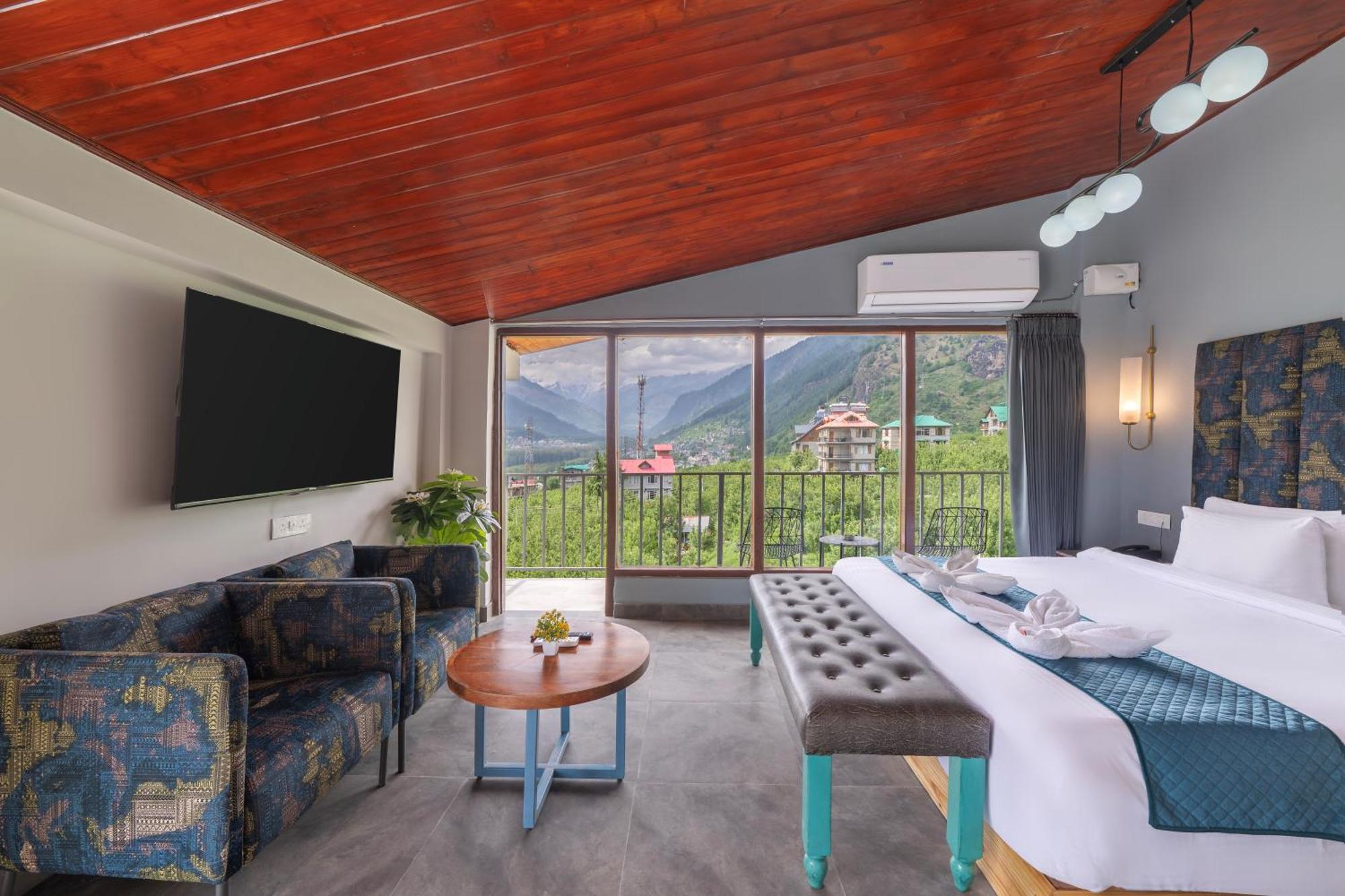 Echor Himalayan Aurum Manali, Heating & Cooling エクステリア 写真